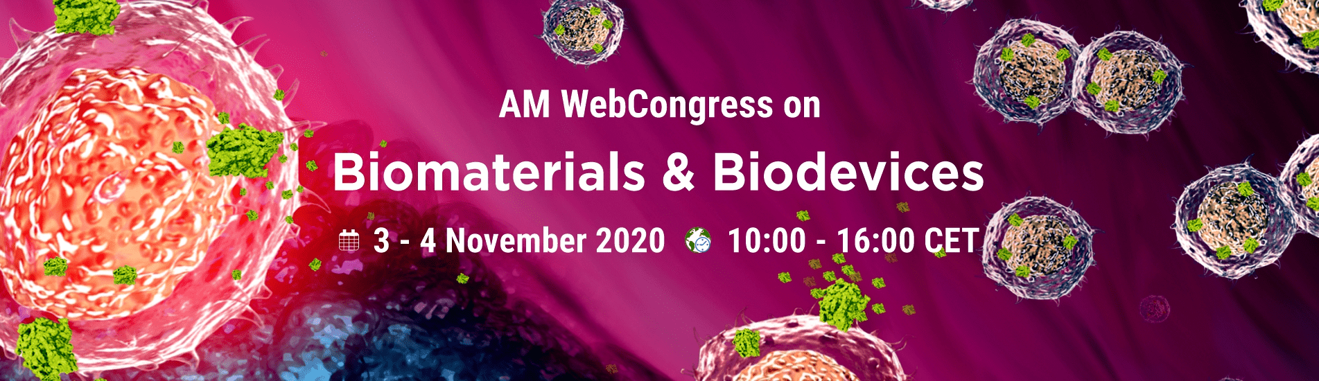 WebCongress on Biomaterials and Biodevices | AMWeb | IAAM